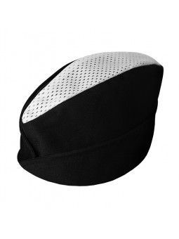 GORRO TIPO MILITAR, PIEZA SUPERIOR CON TEJIDO DE REJILLA