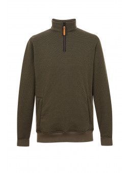 JERSEY CABALLERO INTERIOR PERCHADO MEDIA CREMALLERA REGULAR FIT