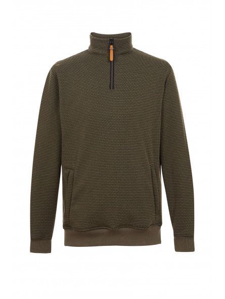 JERSEY CABALLERO INTERIOR PERCHADO MEDIA CREMALLERA REGULAR FIT