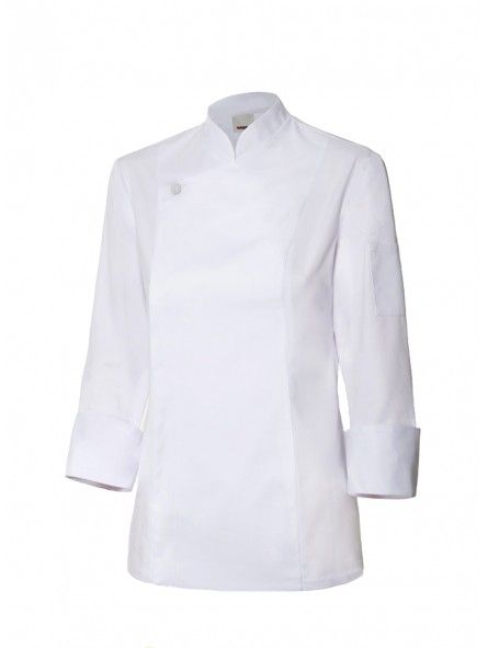 CHAQUETA DE COCINA MUJER CON CREMALLERA
